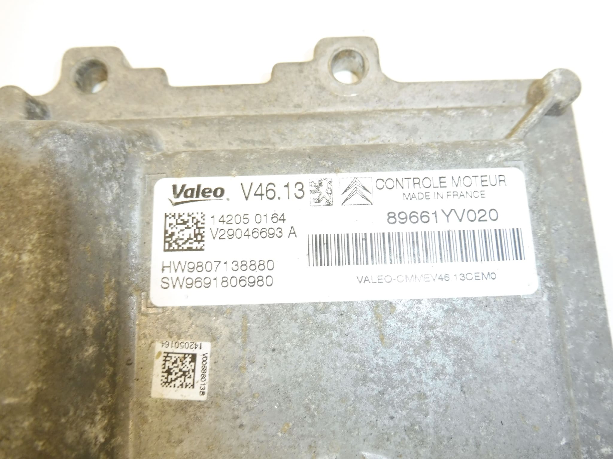 Управляваща единица Valeo V46.13 Citroën Peugeot 9807138880 9691806980 9691682380 - Image 2