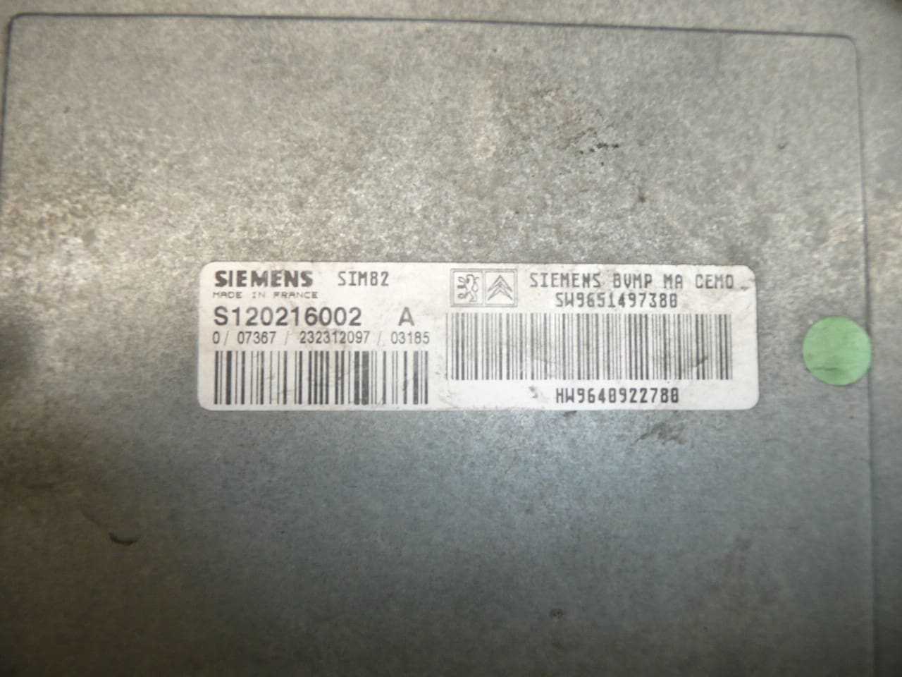 ECU Sensodrive за Citroën и Peugeot 9640922780 S120216002 C 2529J9 - Image 2