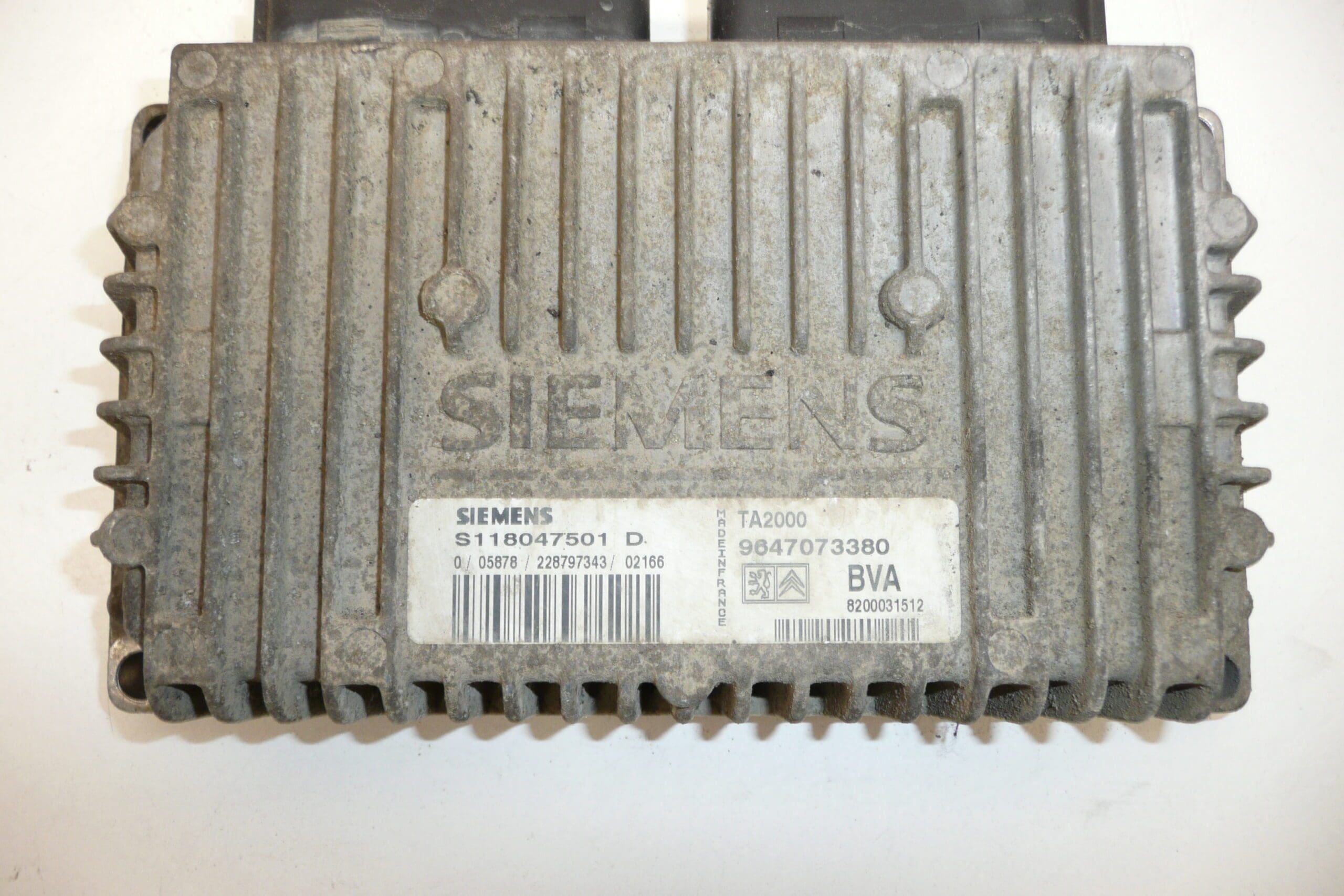 ECU Siemens TA200 за Citroën Xsara 2.0 HDI 9647073380 S118047501 252983 2529TV - Image 2