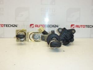 Комплект ключалки + 2 табелки Citroën C1 Peugeot 107 1608745780 4162FH