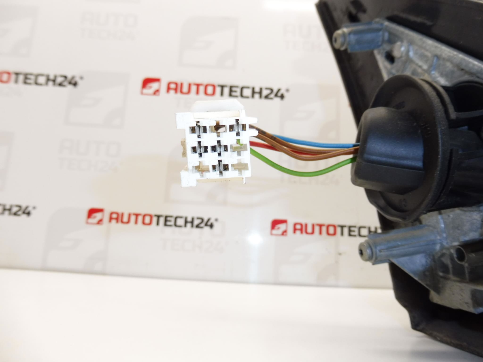 Ляво странично огледало (синьо) за Peugeot 206 8153KQ - Image 2