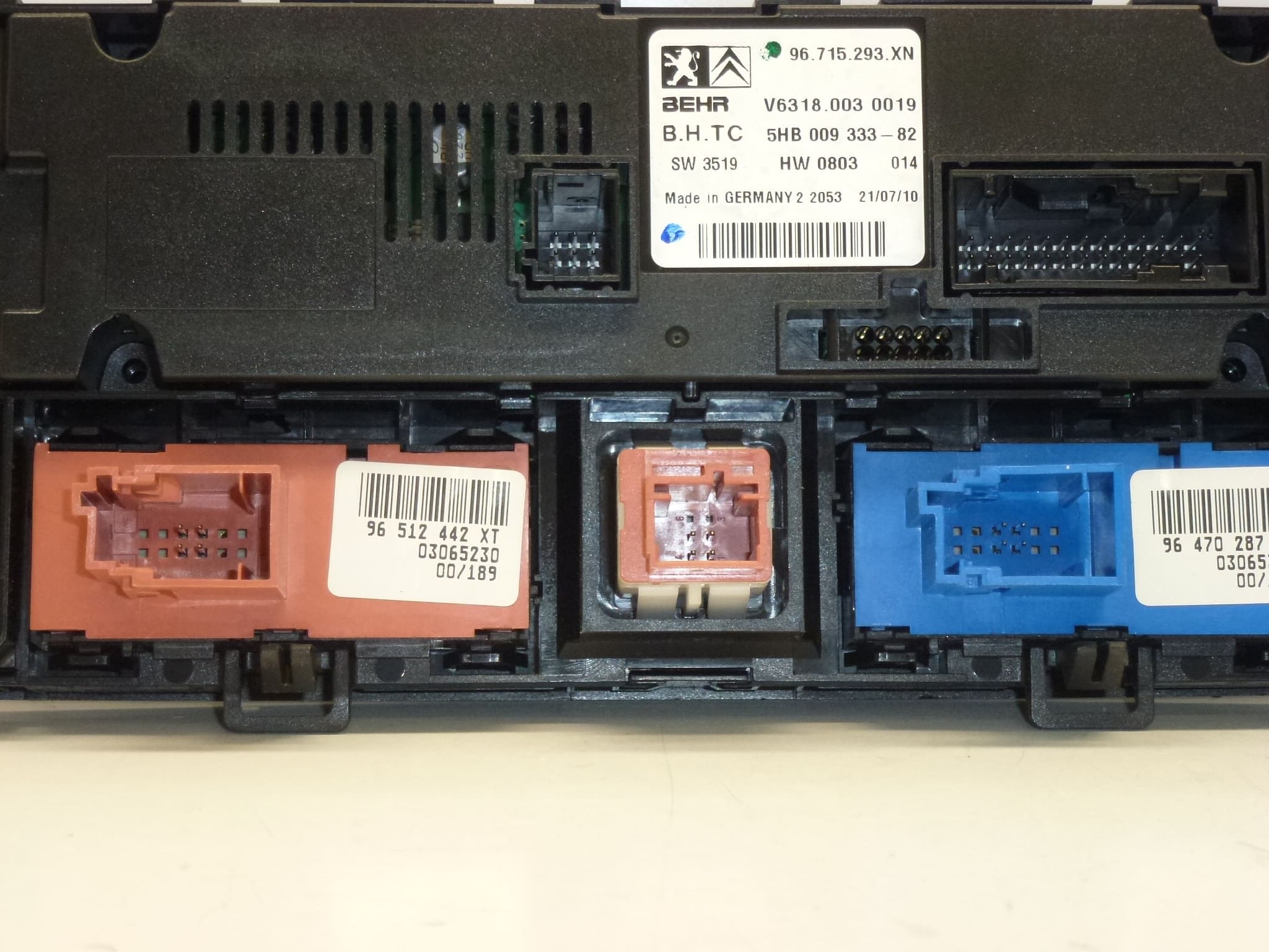 Управление на отоплението и климатизацията Peugeot 407 96715293XN 6452R6 - Image 2