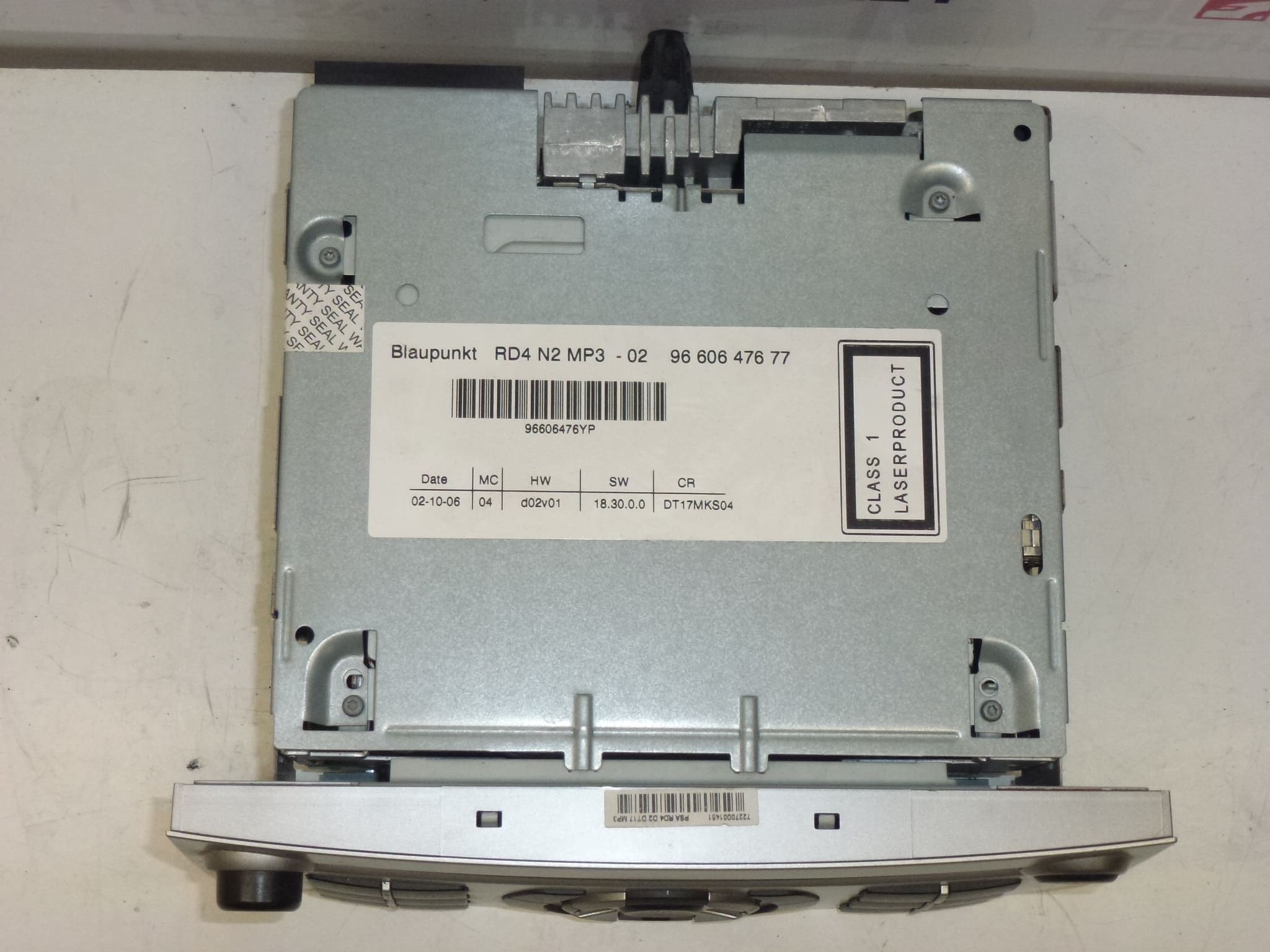 Радио радио CD MP3 Citroën Peugeot RD4 N2 9660647677 657953