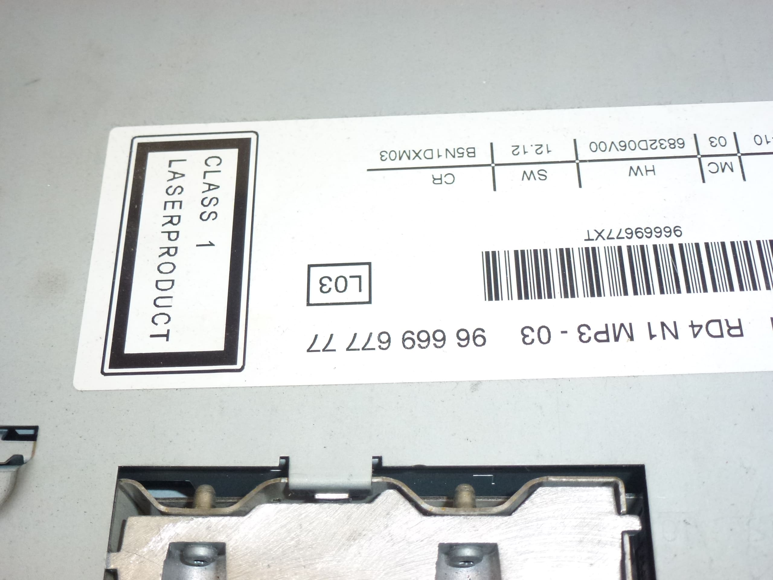 Автордио с CD MP3 Citroën Peugeot 9666967777 6579FG - Image 2