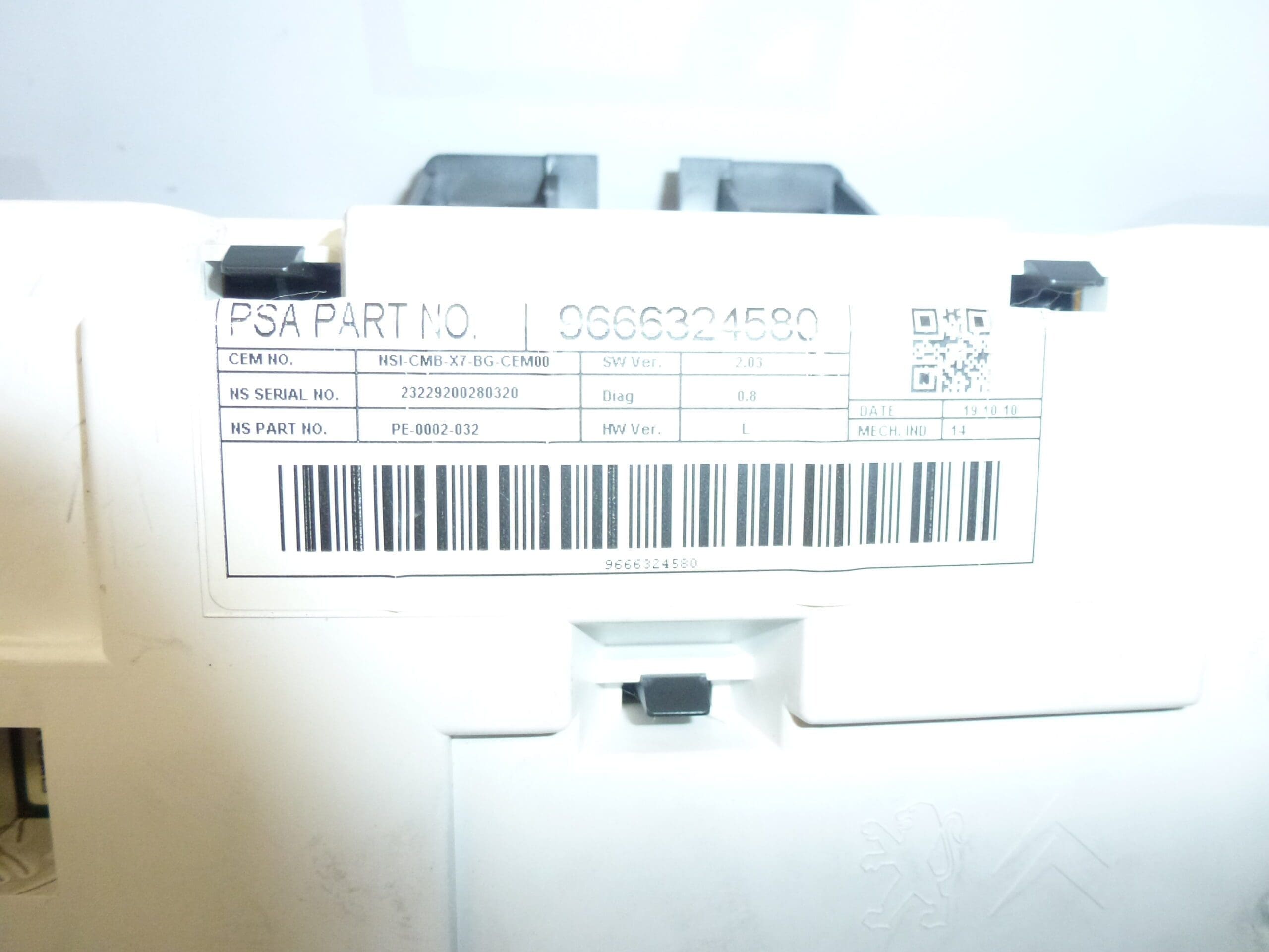 Тахометър Citroën C5 X7, пробег 158000 км, 9666324580, 6103PC - Image 2