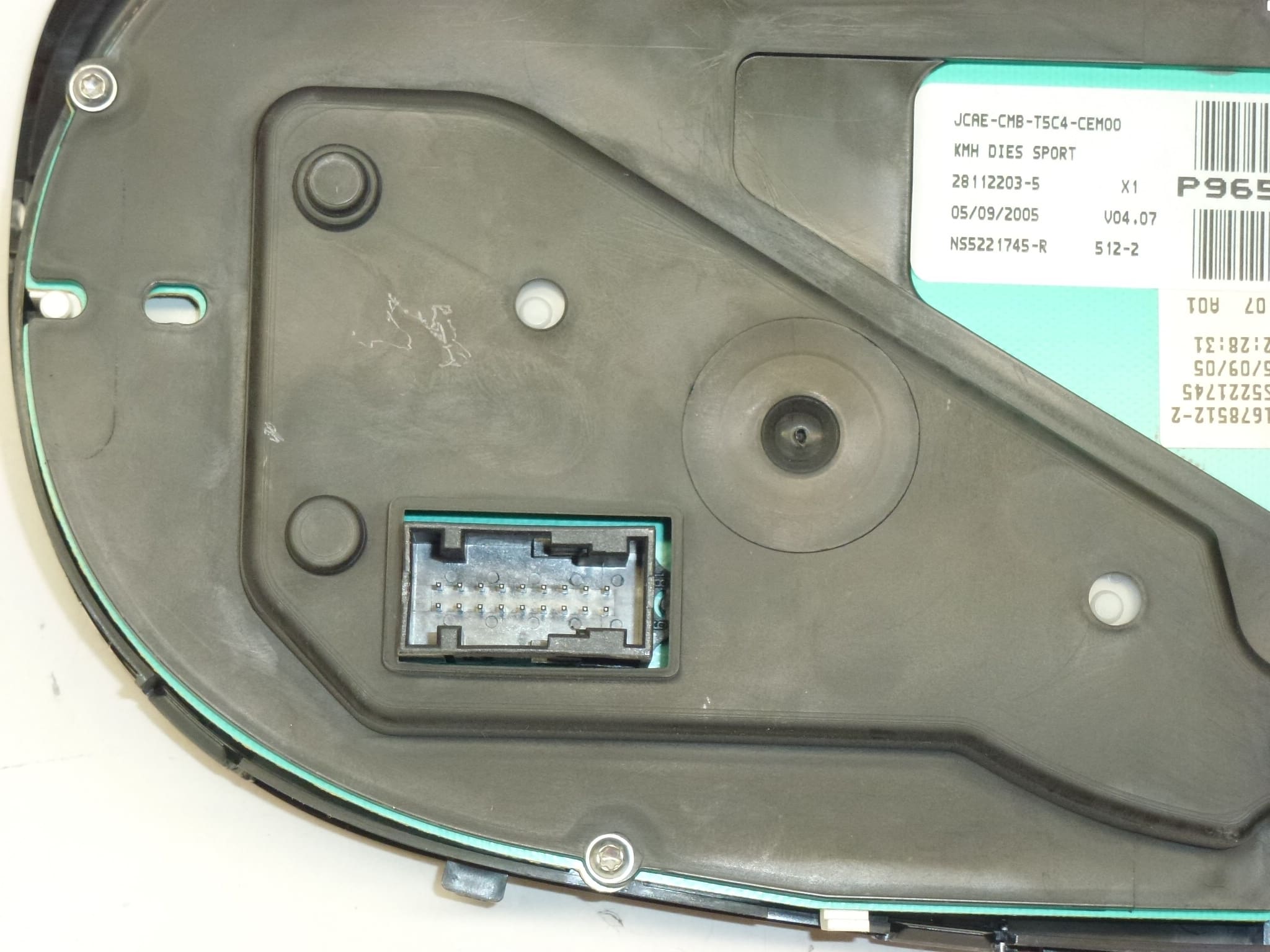 Тахометър Peugeot 307 II 221000 км 9655925880 6106R8 6103K5 - Image 2