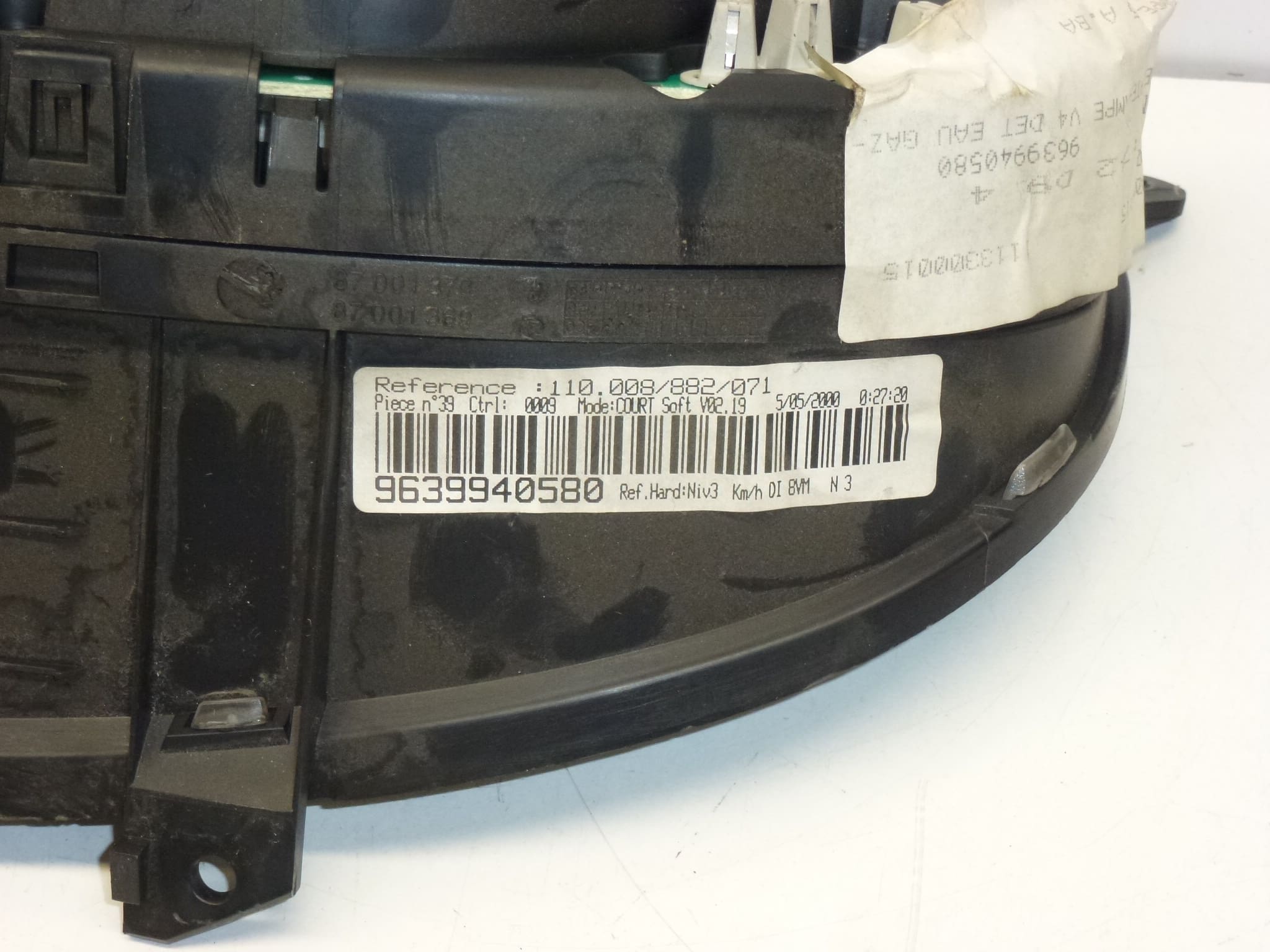 Тахометър Peugeot 406 2.0 HDI 9639940580 610479 - Image 2