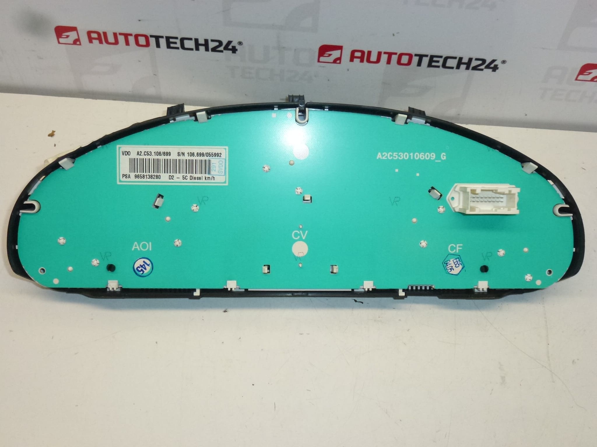 Тахометър Peugeot 407 289 хиляди км 9658138280 - Image 2