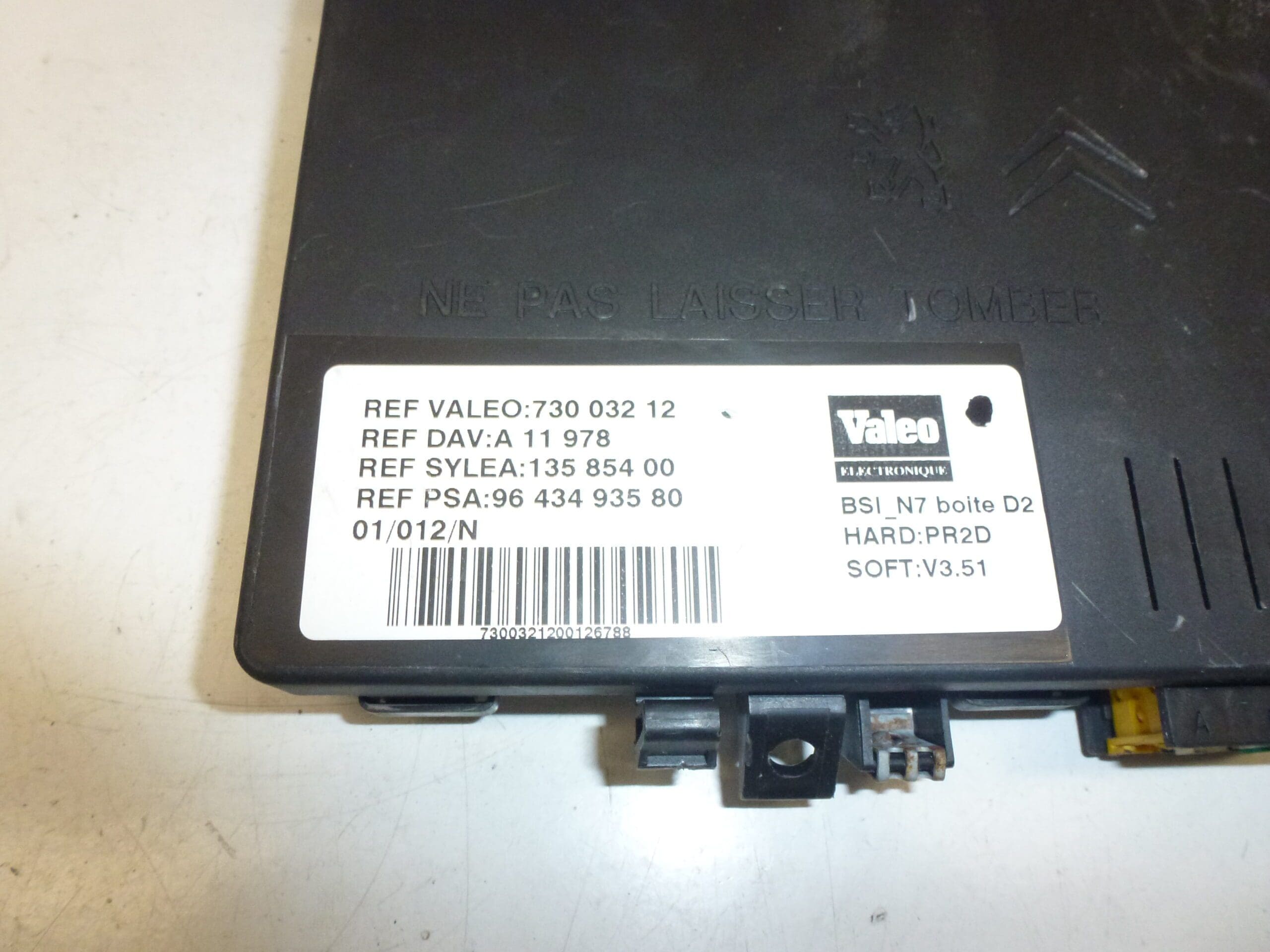 Valeo BSI_N7 Блок D2 Citroën Xsara II 9643493580 73003212 - Image 2