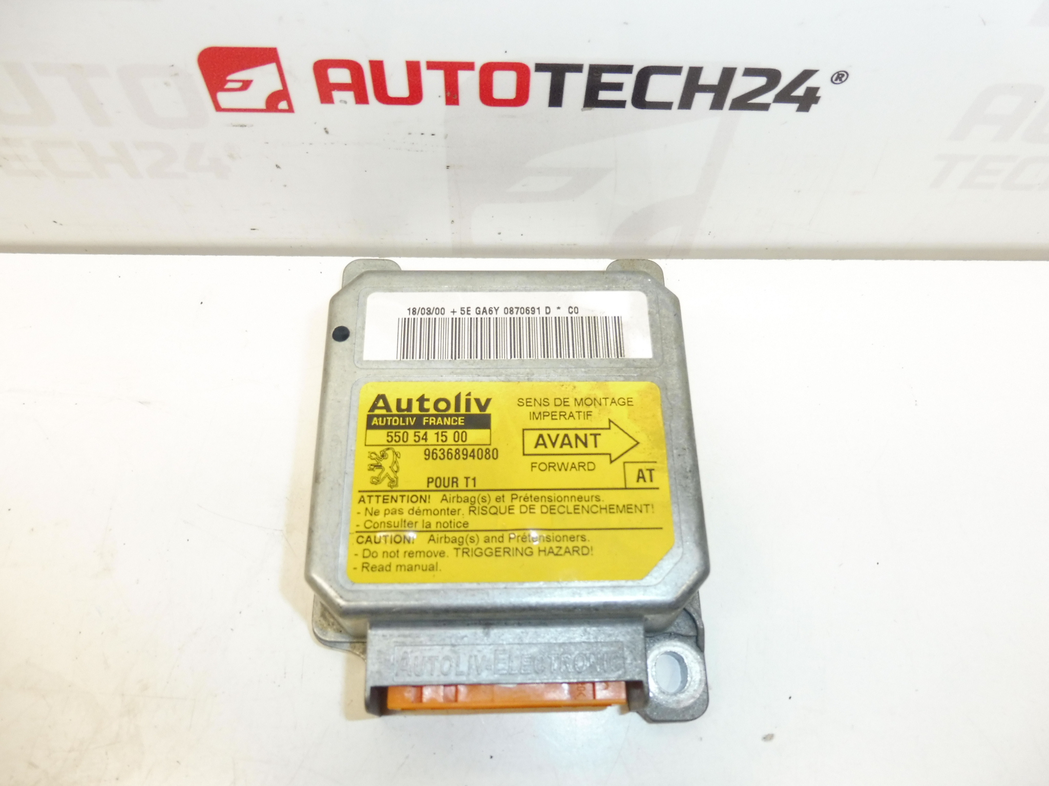 Въздушна възглавница за Peugeot 206 9636894080 6545GJ