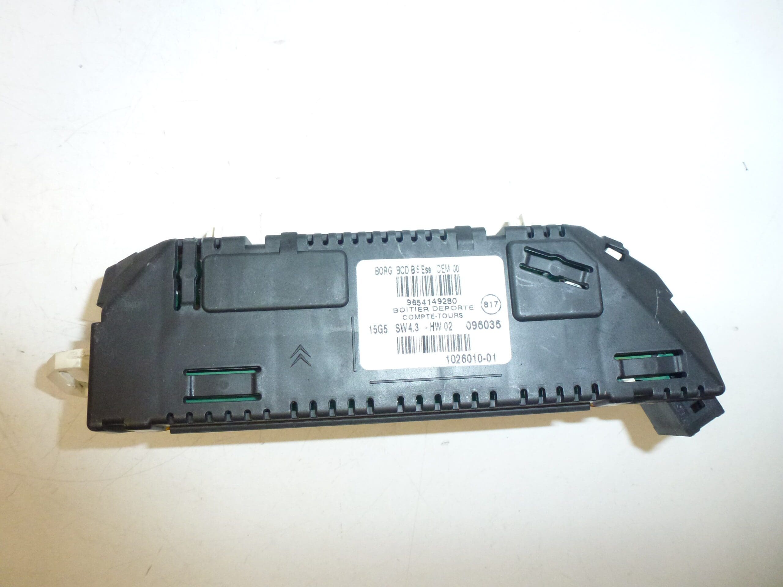 Показване на тахометър Citroën C4 9662225980 6106E0