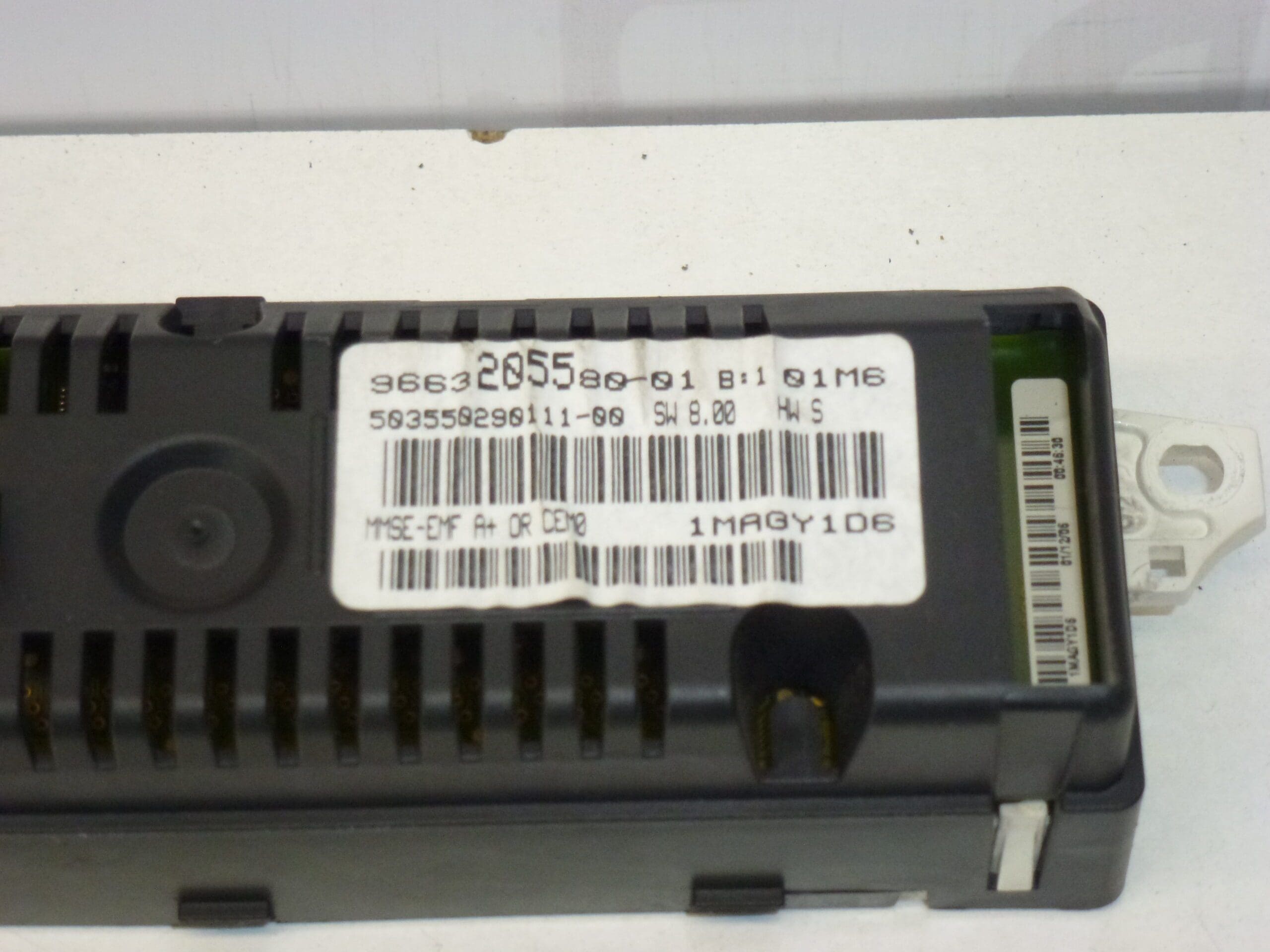 Peugeot 207 компютър радио дисплей 9663205580 6593F5