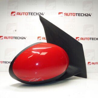 Огледало дясно червено Citroën C1 Peugeot 107 87910-0H010 87910-0H011