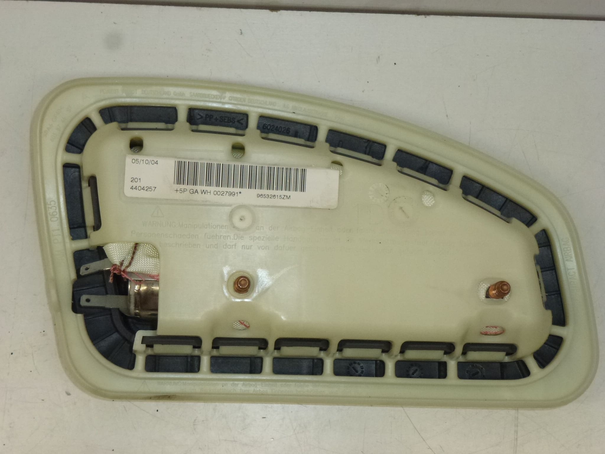 Въздушна възглавница дясна седалка Peugeot 407 96532615ZM 8216FA