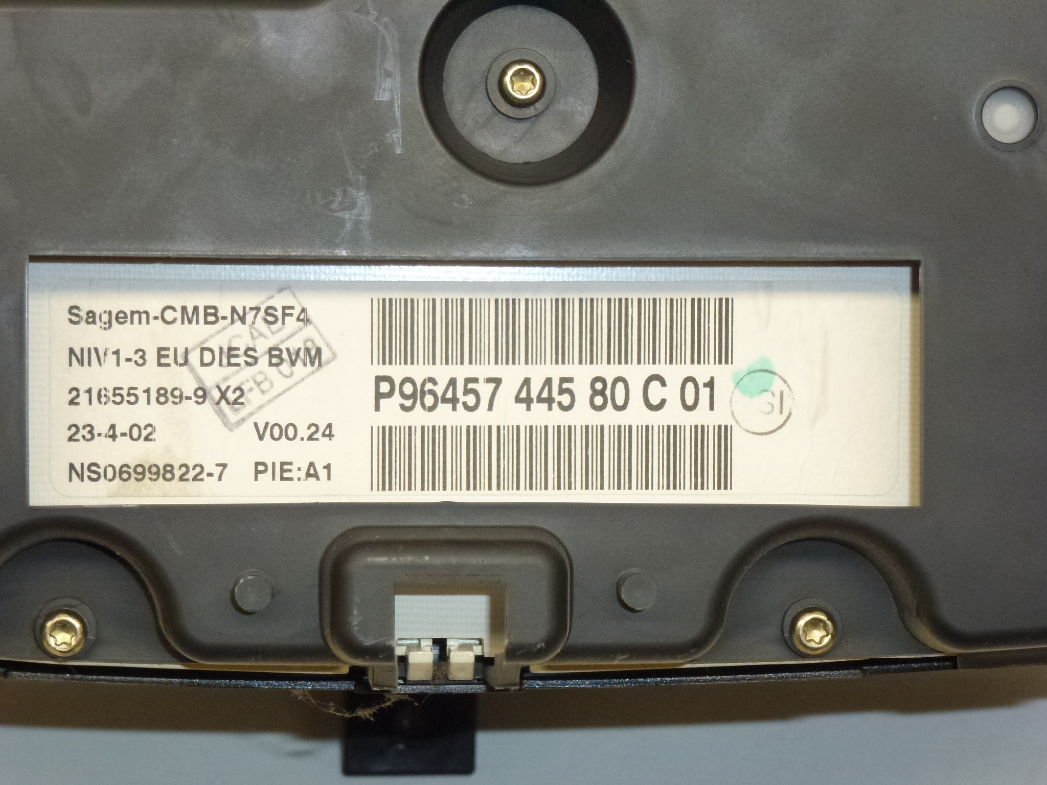 Скоростомер с аларми 212 хил. км Citroën Xsara Sagem 9645744580 6104SJ