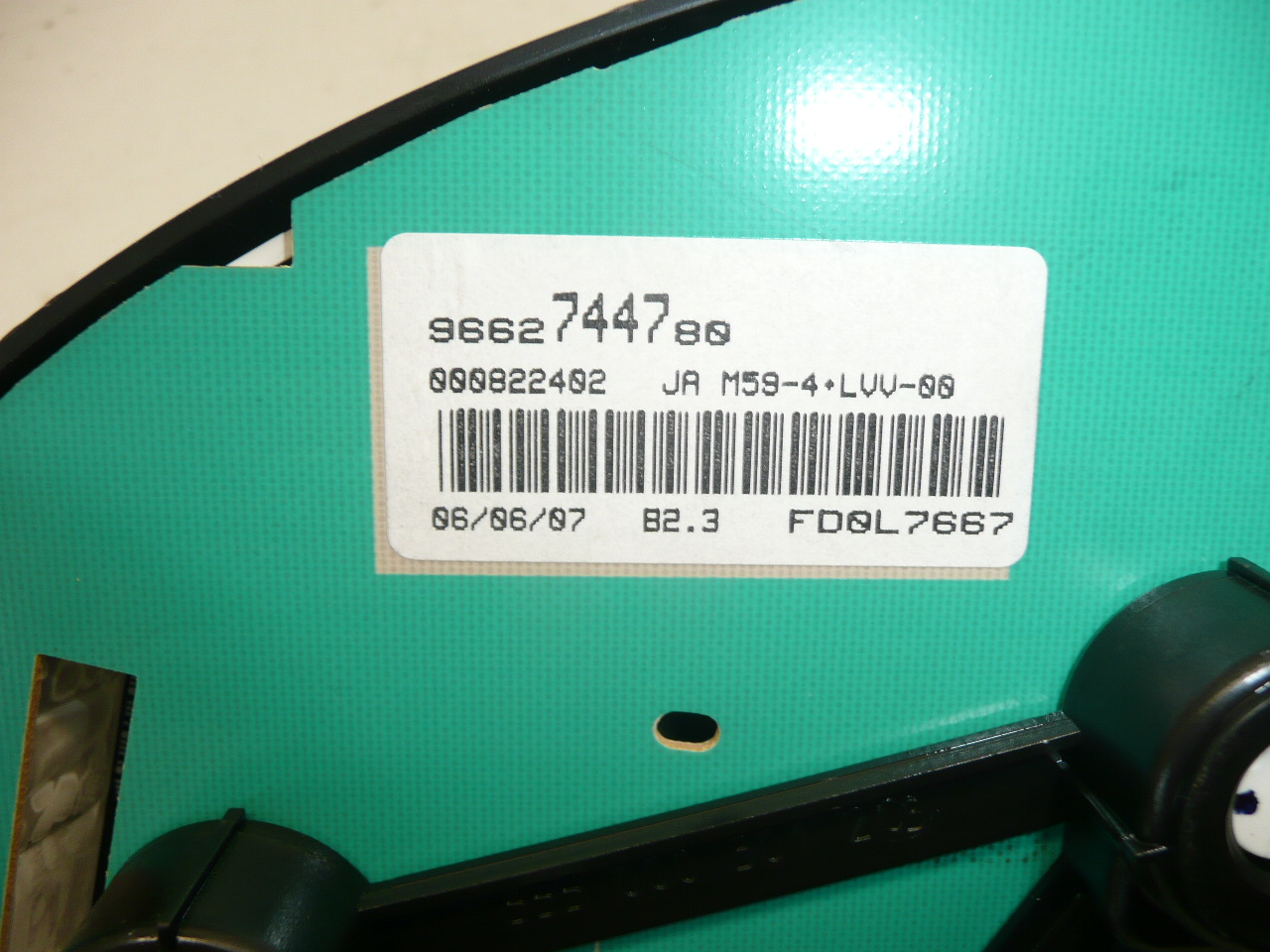 Скоростомер круиз контрол Citroën Peugeot пробег 240000 км 9662744780 6105X5