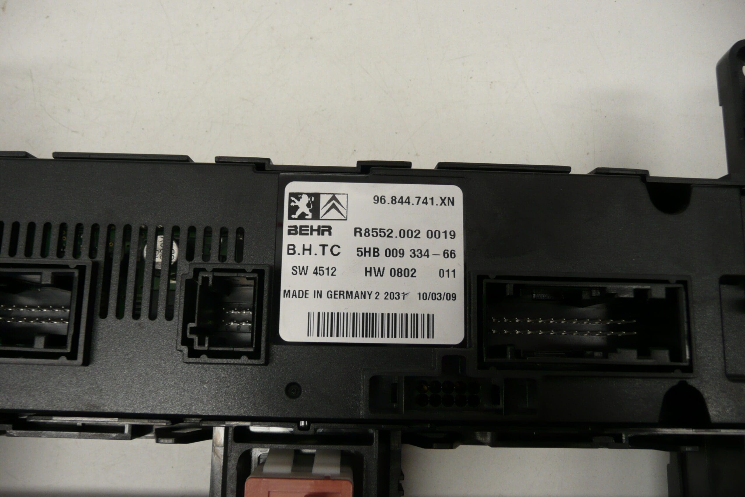 Управление на отоплението на климатика Peugeot 407 96844741XN 6452J8 - Image 2