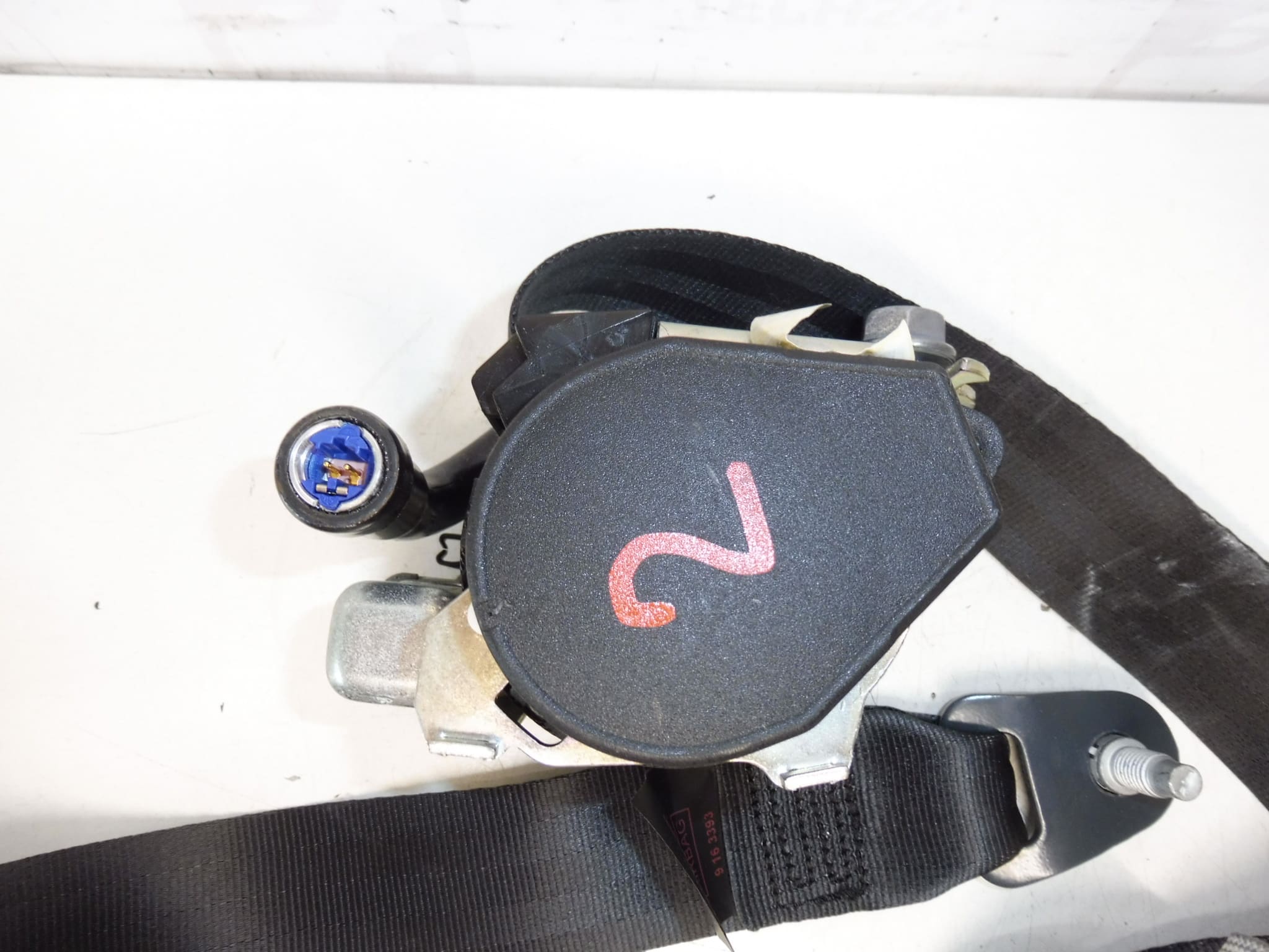 Преден предпазен колан за пътник Peugeot 308 96569048XX 8975K5 - Image 2