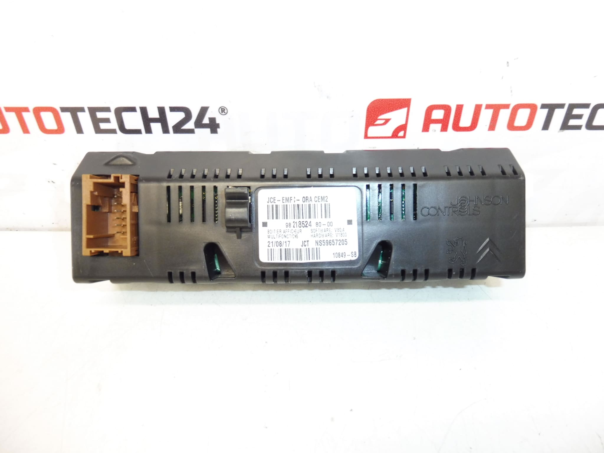 Дисплей за Радио и Компютър Peugeot 407 9821852480 659349 - Image 2