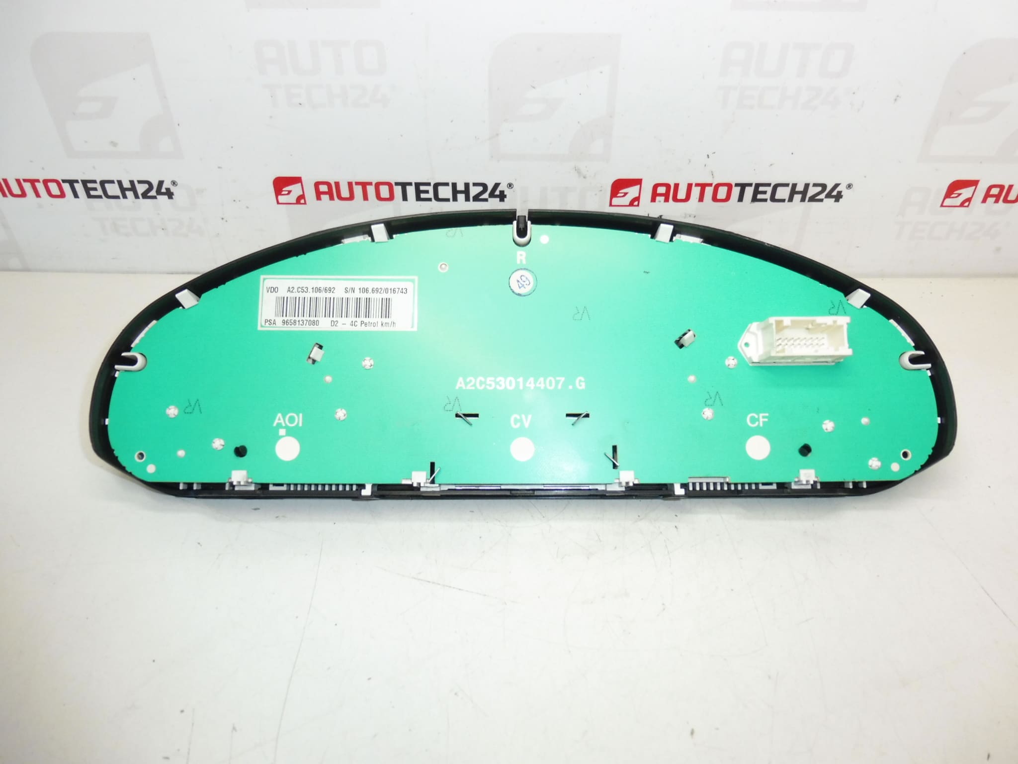 Тахометър Peugeot 407 123000 км 9658137080 6106V1 - Image 2