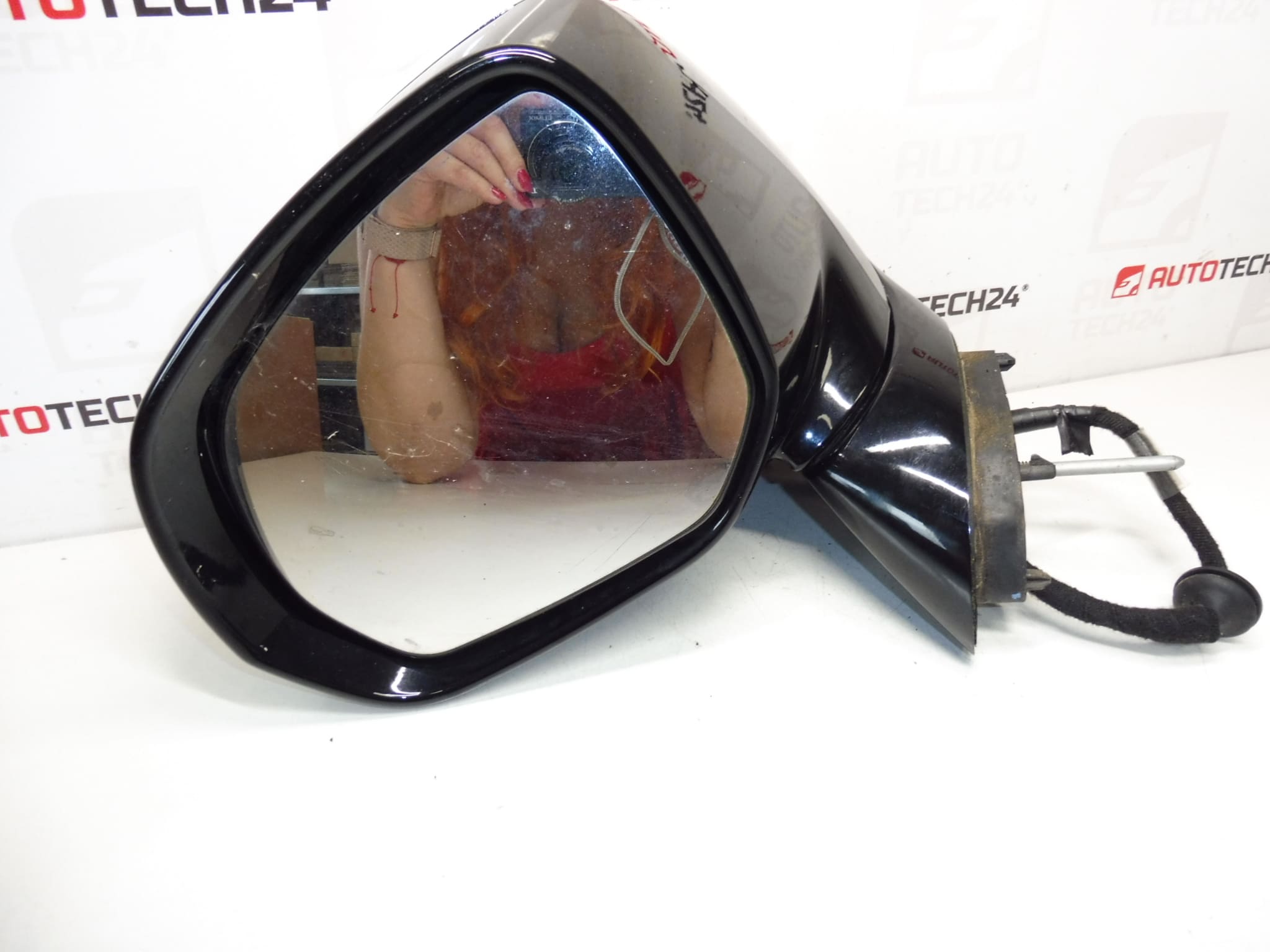 Хромирано ляво странично огледало за Citroën C3 Picasso 1609347480 - Image 2