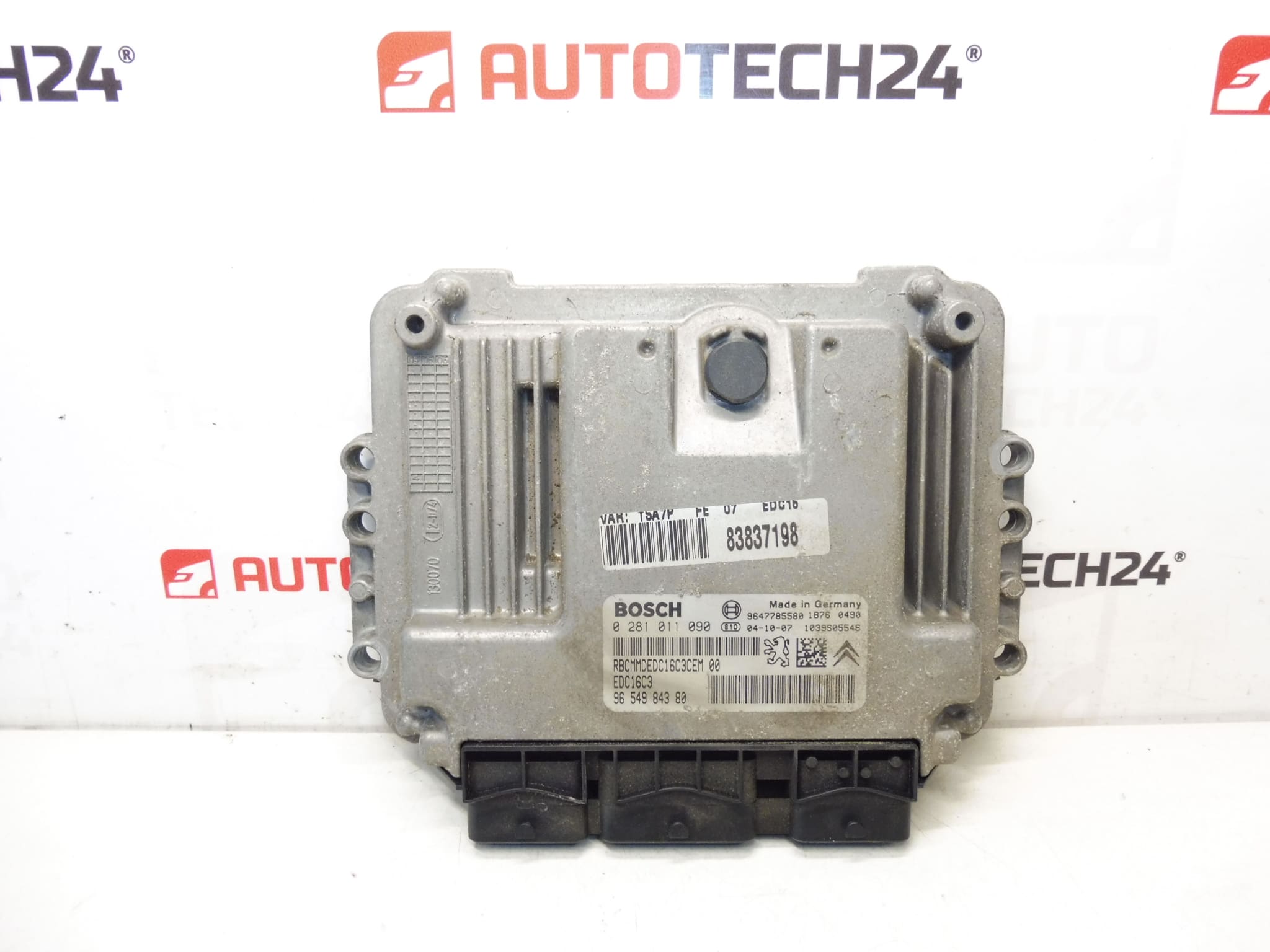 ECU Bosch EDC16C3 Citroën Peugeot 0281011090 9654984380