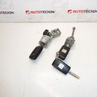 Комплект ключалки и 3 ключа Citroën Peugeot 4162KF 4162KC