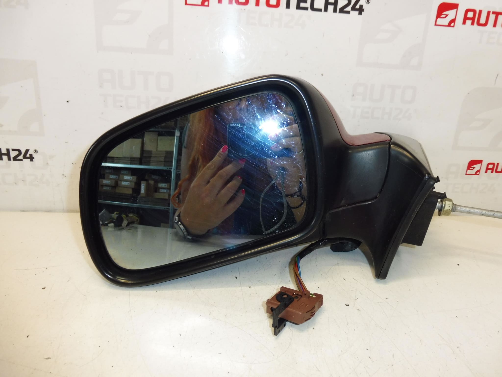 Ляво огледало за обратно виждане EKQD Peugeot 407 96456984XT 8149 VG - Image 2
