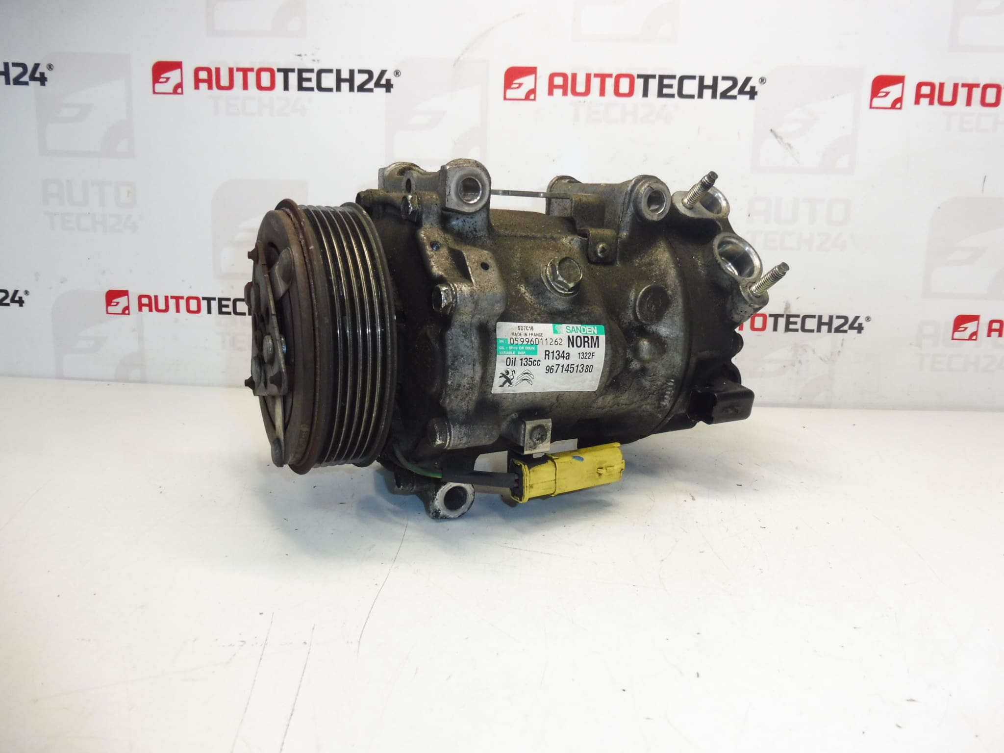 Компресор за климатик Sanden SD7C16 9671451380 1322F 6453ZS