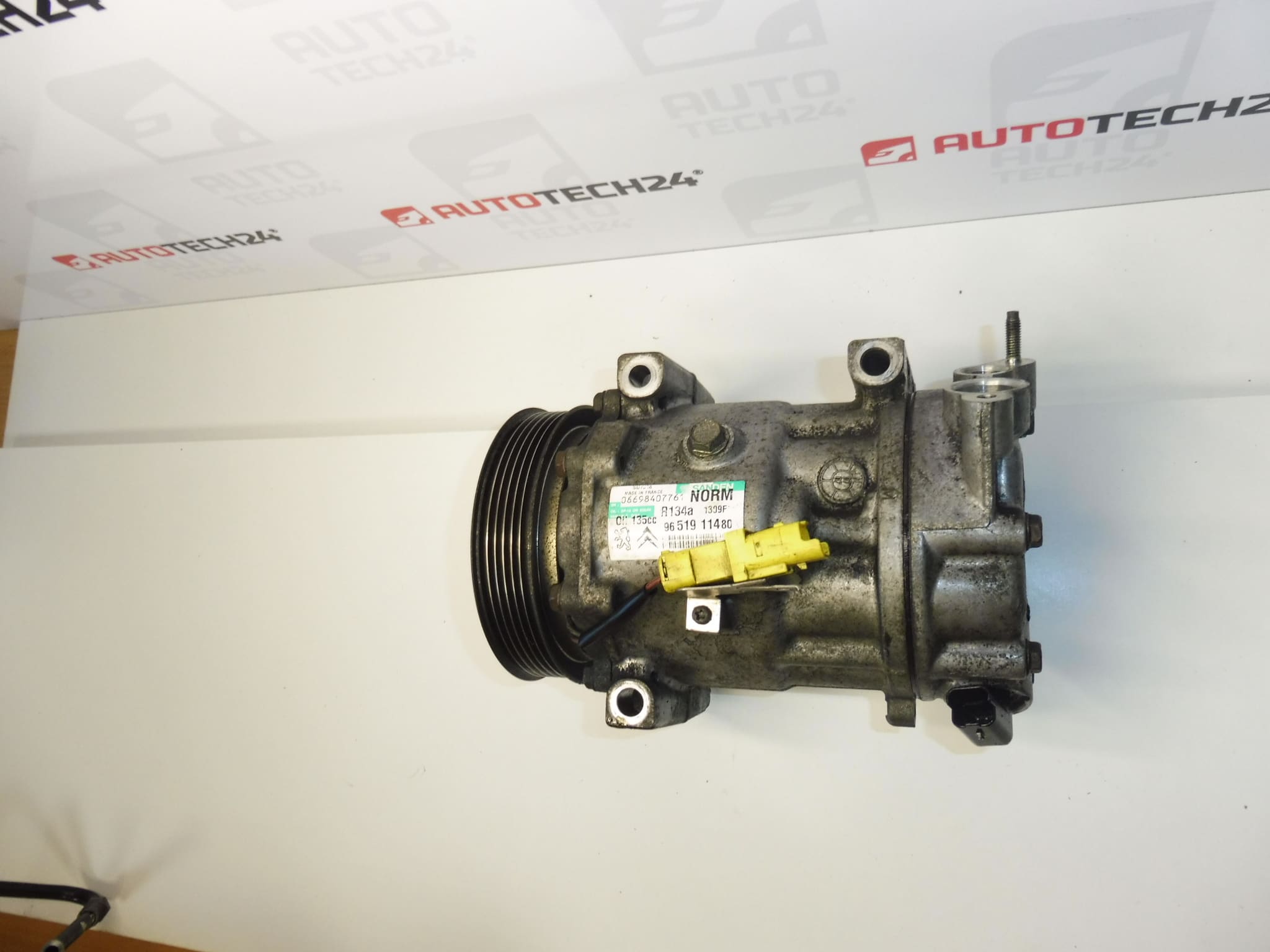 Компресор за климатик Sanden SD7C16 1309f 9651911480 - Image 2